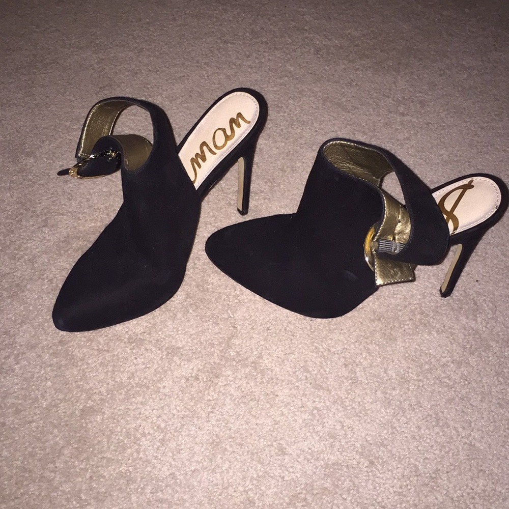 Sam Edelman Black Heels with Strap